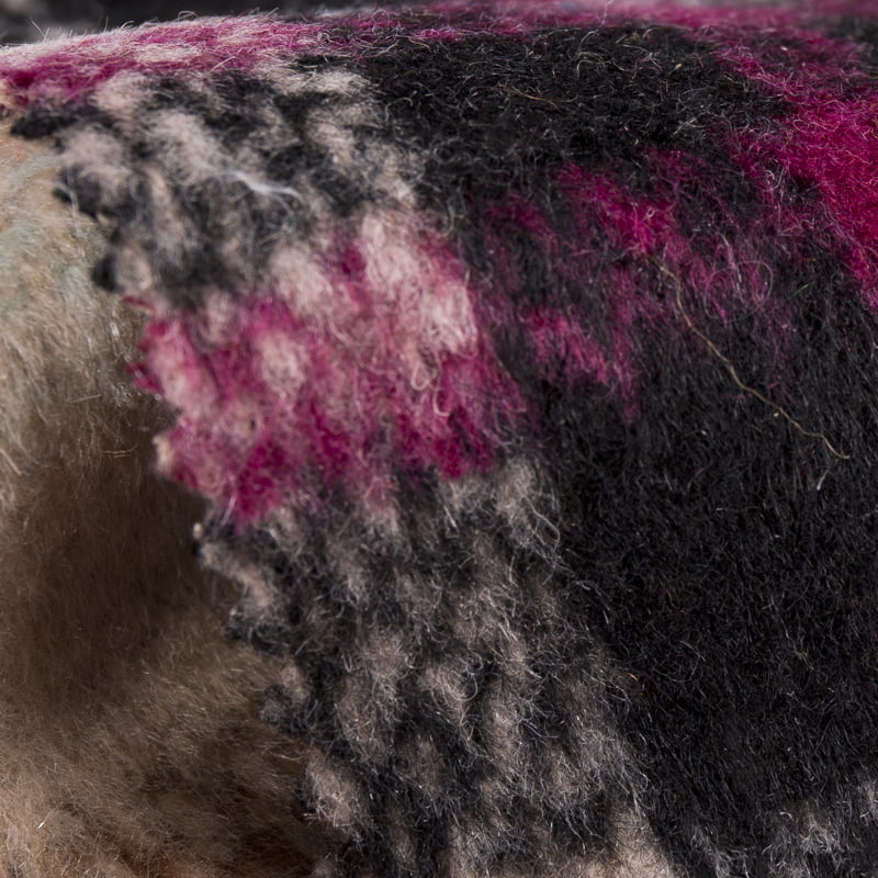 แปรงลายสก๊อต Jacquard Plush Tweed Check Fabric 2124