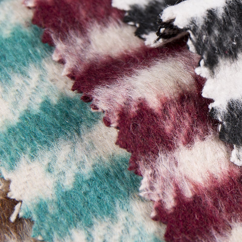 วิชี 10% ขนสัตว์ 90% แปรงไฟเบอร์เคมี ผ้าทวีด 2221