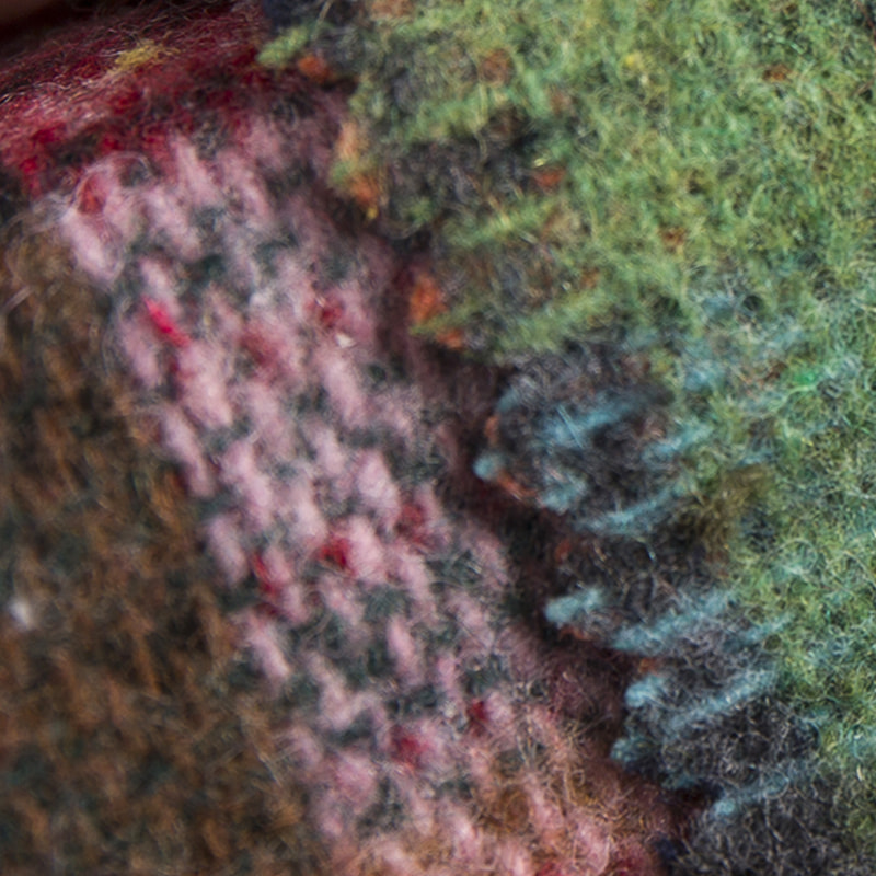 ผ้าตาหมากรุกลายสก๊อตหลากสี 30% ขนสัตว์ 70% ผ้าทวีดไฟเบอร์เคมี 2278