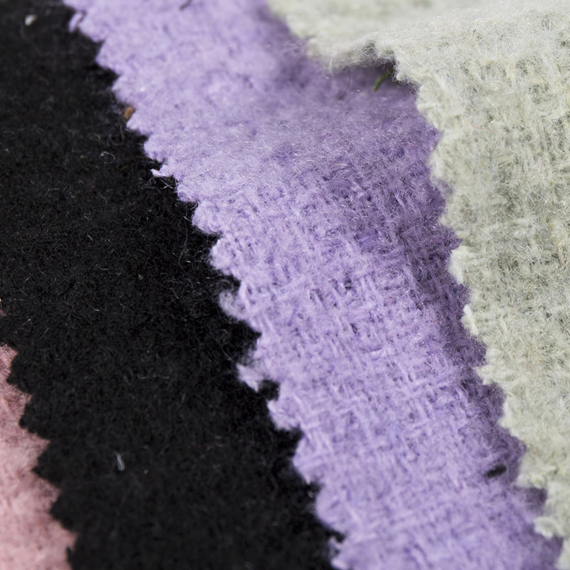 ใหม่แฟชั่นแปรงขนสัตว์ Tweed ผ้า 2816