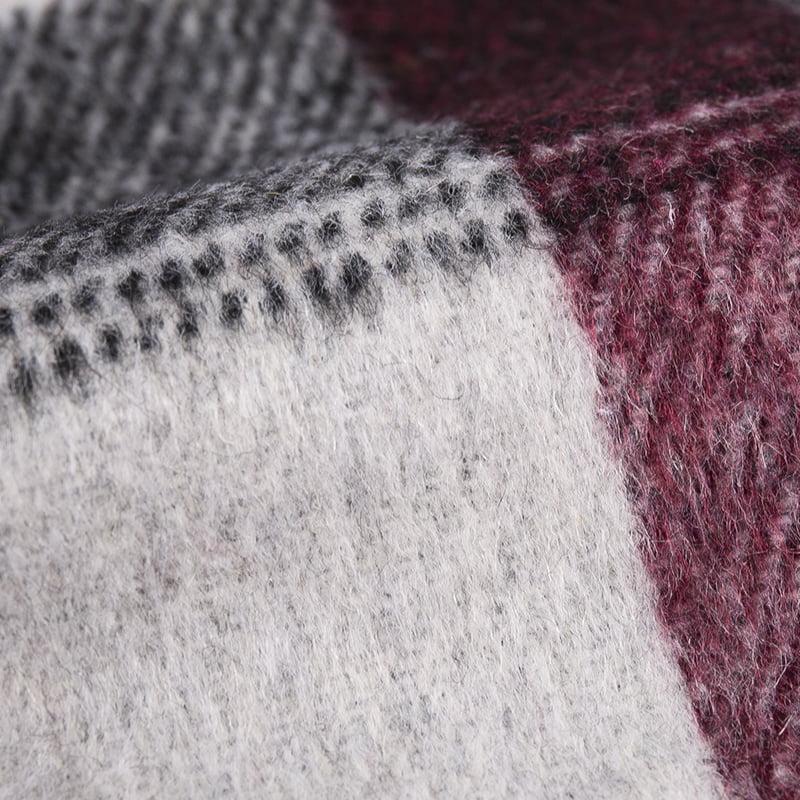 แปรงวูลทวิลผ้าตาหมากรุกสีตัดกัน 3293