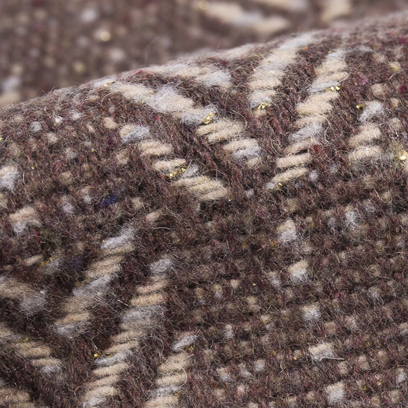 ซัพพลายเออร์จีนผ้าขนสัตว์ Herringbone Jacquard ผ้าขนสัตว์สำหรับเสื้อผ้า 3333