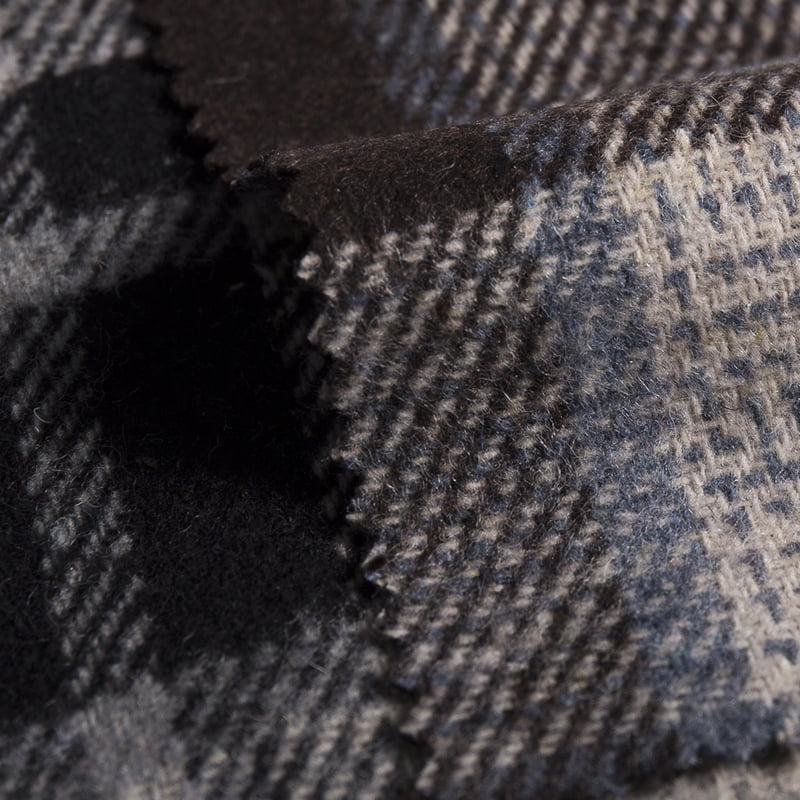 ผ้า Jacquard ผสมผ้าขนสัตว์ลายสก๊อตลายทแยงสำหรับเสื้อผ้า 3540