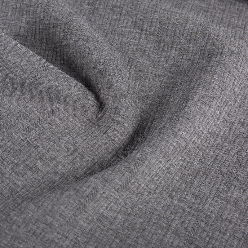 กรอบนูนถัก Jacquard โพลีเอสเตอร์วิสโคสสแปนเด็กซ์ผ้ากีฬาสำหรับเสื้อผ้า AW23025