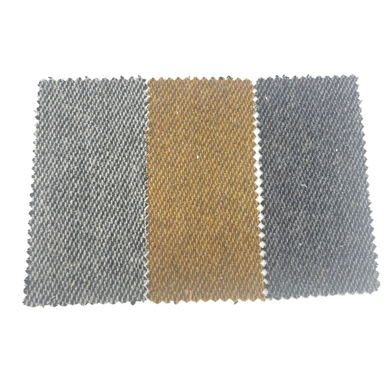 50 สิ่งทอลายทแยงขนสัตว์ Jacquard ทอผ้าทวีดสำหรับเบาะรถยนต์ 4106
